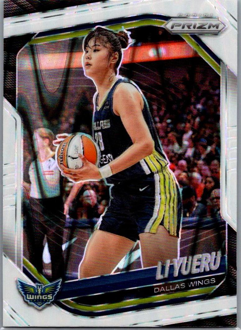 2025 Panini Prizm WNBA - White Seismic Prizms Li Yueru #28 front