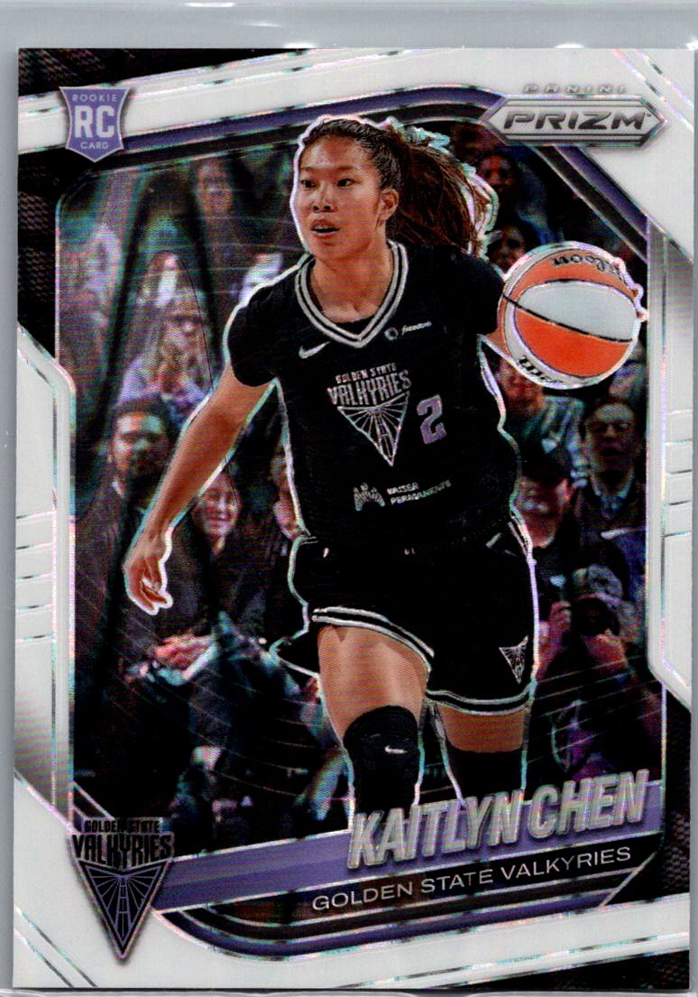 2025 Panini Prizm WNBA - White Seismic Prizms Kaitlyn Chen #100 front