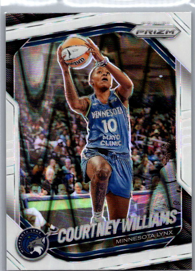 2025 Panini Prizm WNBA - White Seismic Prizms Courtney Williams #69 front