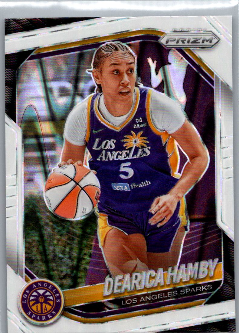 2025 Panini Prizm WNBA - White Seismic Prizms Dearica Hamby #39 front