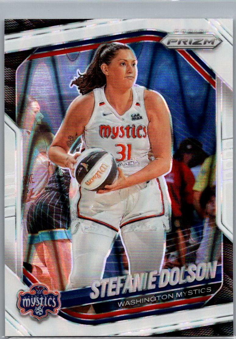 2025 Panini Prizm WNBA - White Seismic Prizms Stefanie Dolson #112 front