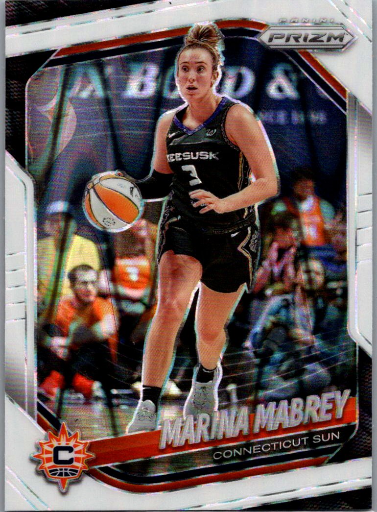 2025 Panini Prizm WNBA - White Seismic Prizms Marina Mabrey #18 front