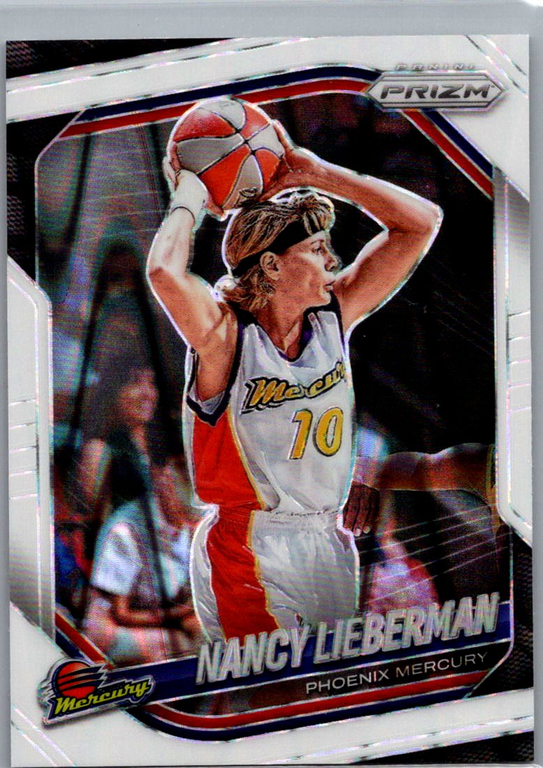 2025 Panini Prizm WNBA - White Seismic Prizms Nancy Lieberman #34 front