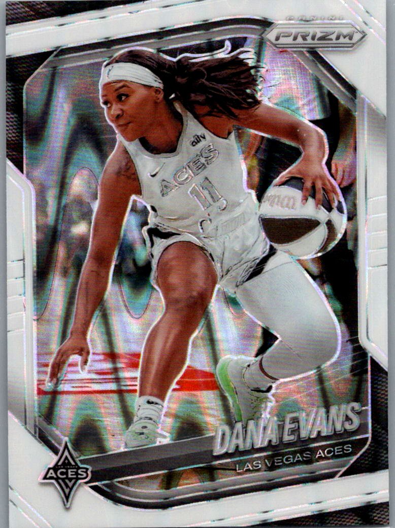 2025 Panini Prizm WNBA - White Seismic Prizms Dana Evans #33 front