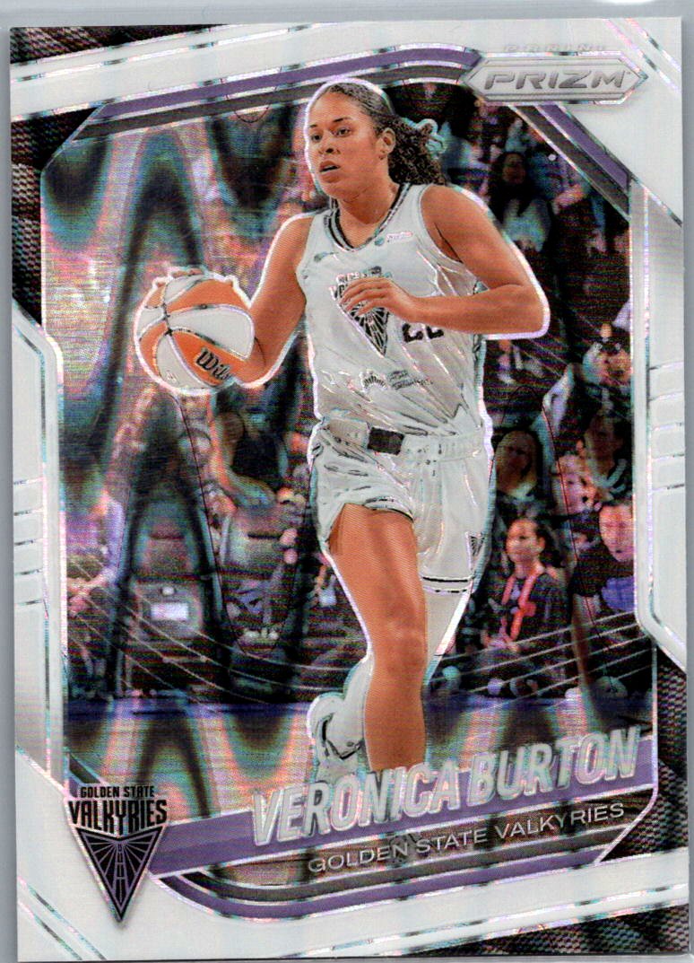 2025 Panini Prizm WNBA - White Seismic Prizms Veronica Burton #70 front