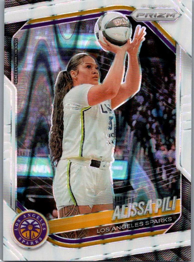 2025 Panini Prizm WNBA - White Seismic Prizms Alissa Pili #78 front