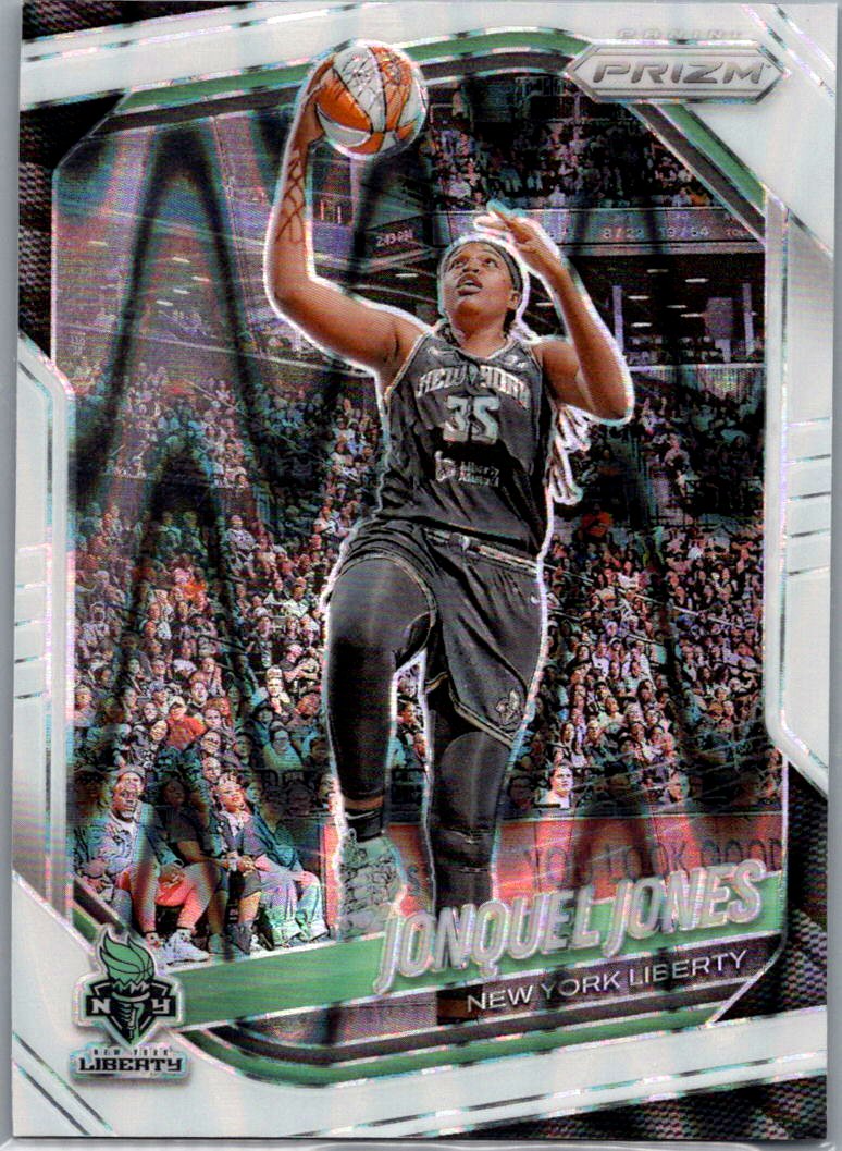 2025 Panini Prizm WNBA - White Seismic Prizms Jonquel Jones #52 front