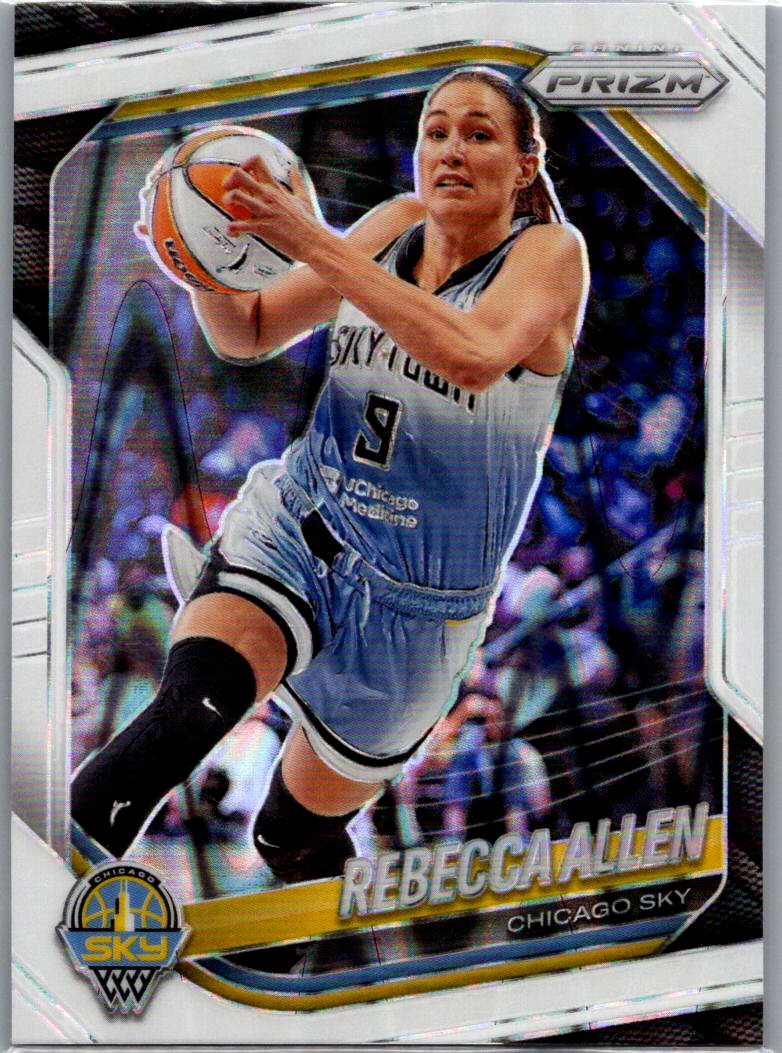 2025 Panini Prizm WNBA - White Seismic Prizms Rebecca Allen #67 front
