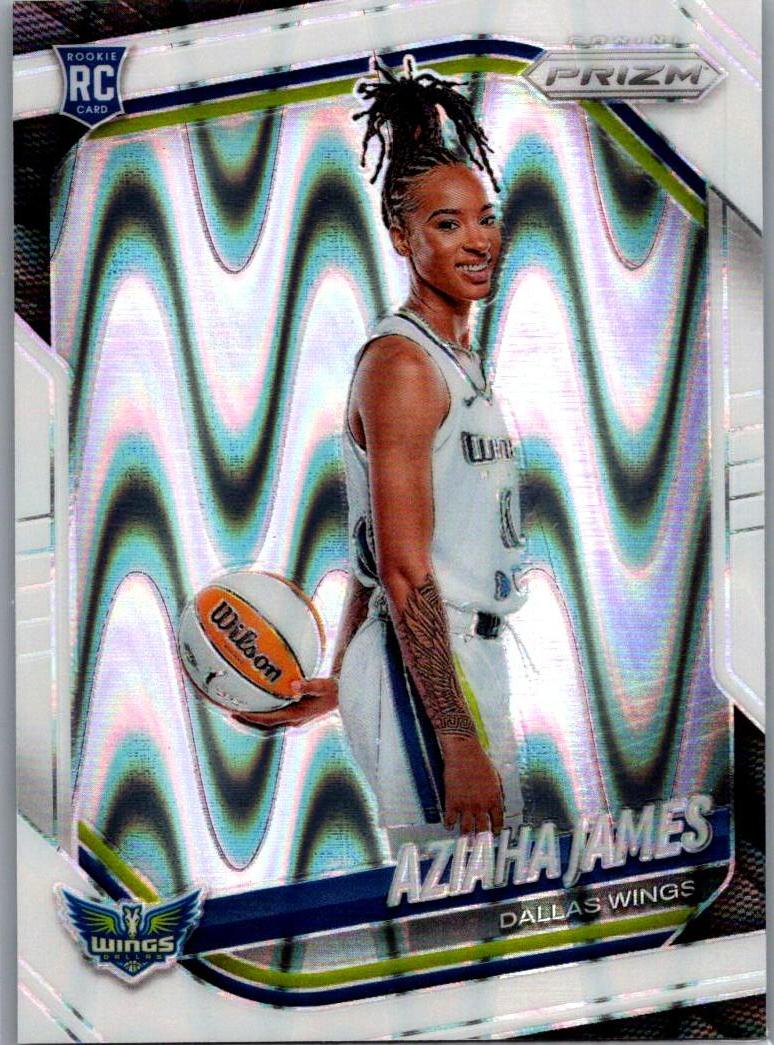 2025 Panini Prizm WNBA - White Seismic Prizms Aziaha James #141 front