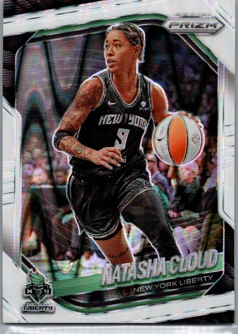 2025 Panini Prizm WNBA - White Seismic Prizms Natasha Cloud #56 front