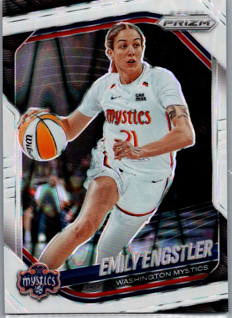2025 Panini Prizm WNBA - White Seismic Prizms Emily Engstler #84 front