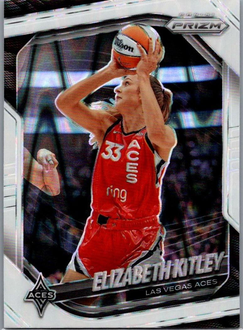 2025 Panini Prizm WNBA - White Seismic Prizms Elizabeth Kitley #41 front