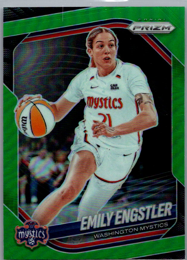 2025 Panini Prizm WNBA - Green Prizms Emily Engstler #84 front