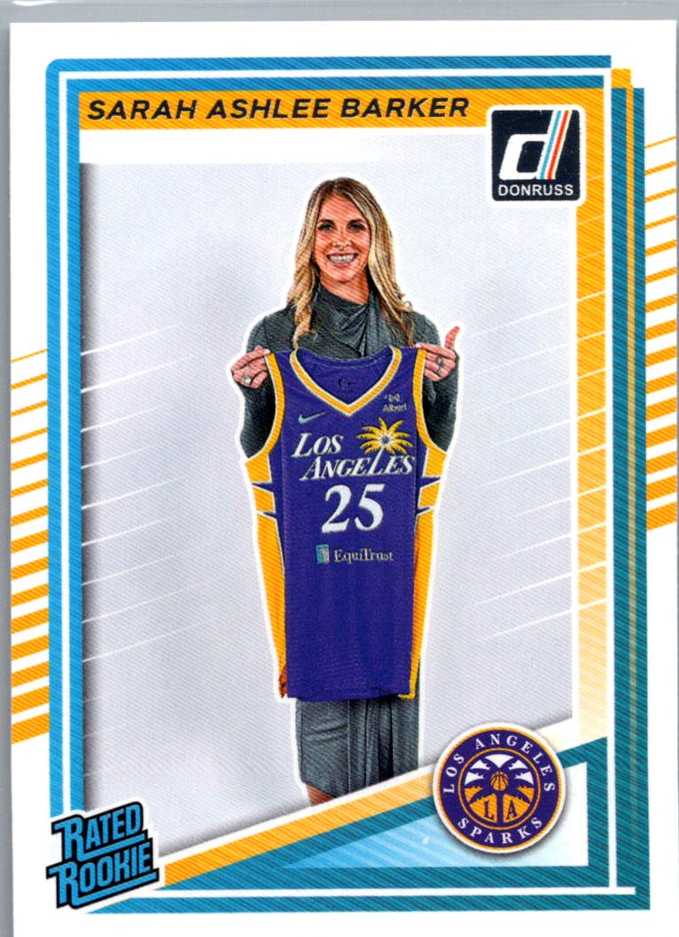 2025 Donruss WNBA Sarah Ashlee Barker #100 RC front