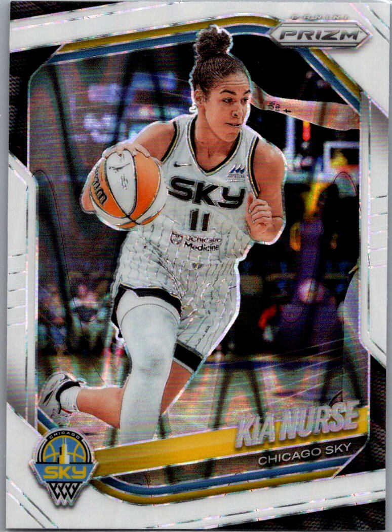 2025 Panini Prizm WNBA - White Seismic Prizms Kia Nurse #24 front