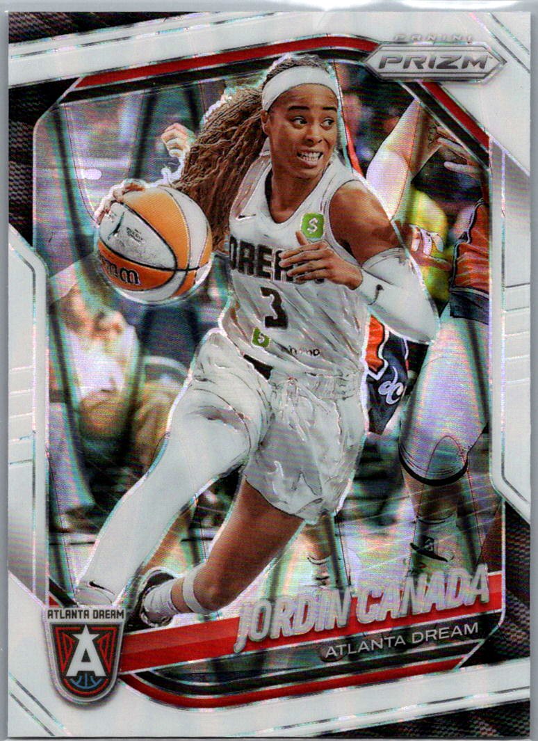 2025 Panini Prizm WNBA - White Seismic Prizms Jordin Canada #120 front