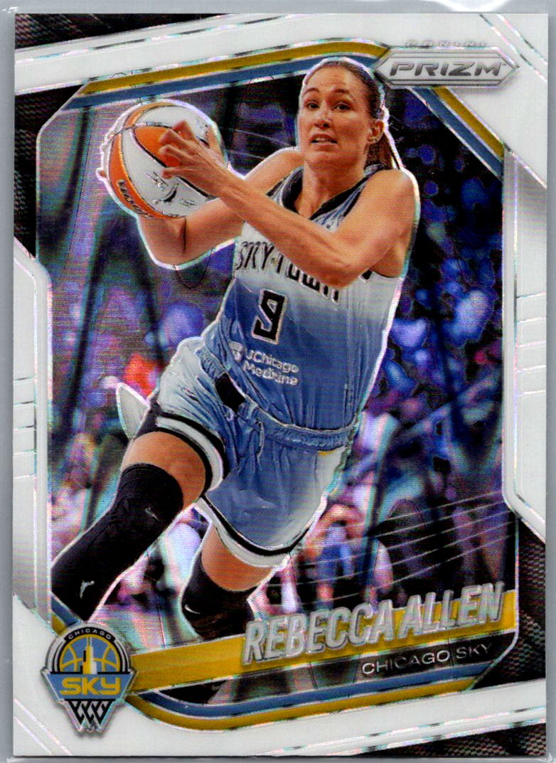 2025 Panini Prizm WNBA - White Seismic Prizms Rebecca Allen #67 front