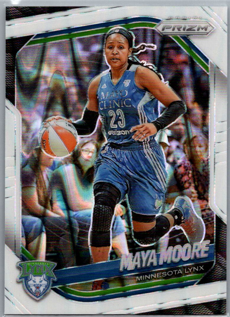 2025 Panini Prizm WNBA - White Seismic Prizms Maya Moore #135 front
