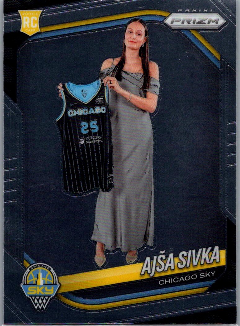 2025 Panini Prizm WNBA Ajsa Sivka #85 RC front