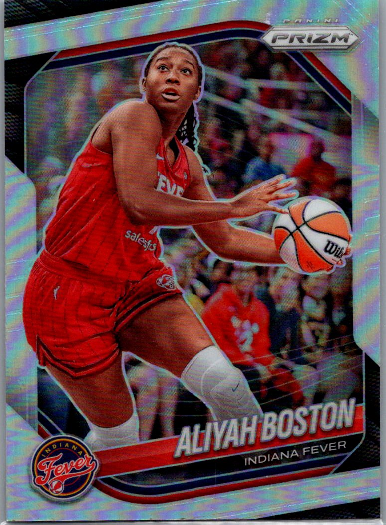 2025 Panini Prizm WNBA - Silver Prizms Aliyah Boston #75 front