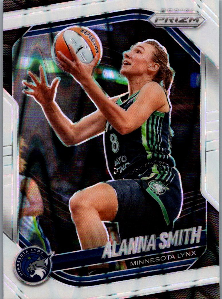 2025 Panini Prizm WNBA - White Seismic Prizms Alanna Smith #101 front