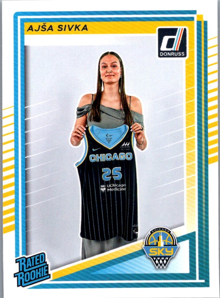 2025 Donruss WNBA Ajsa Sivka #93 RC front