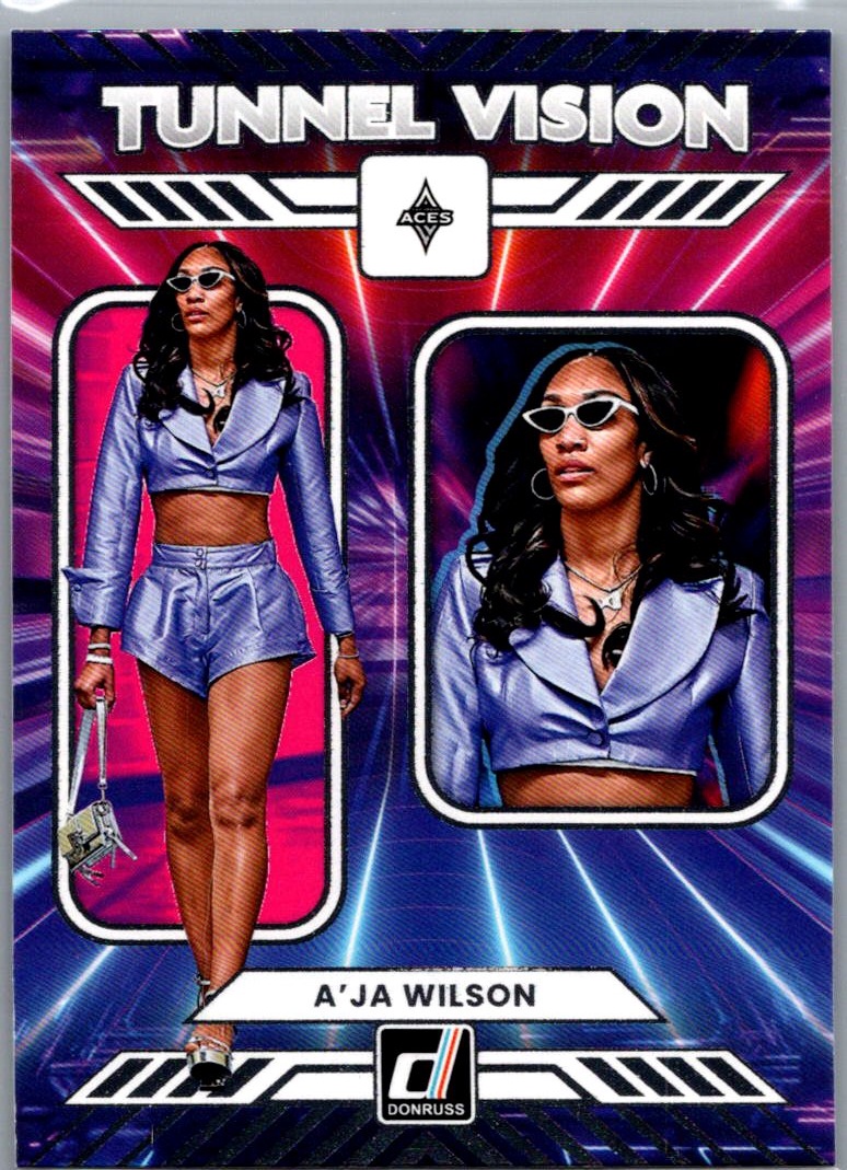 2025 Donruss WNBA - Tunnel Vision A'ja Wilson #13 front