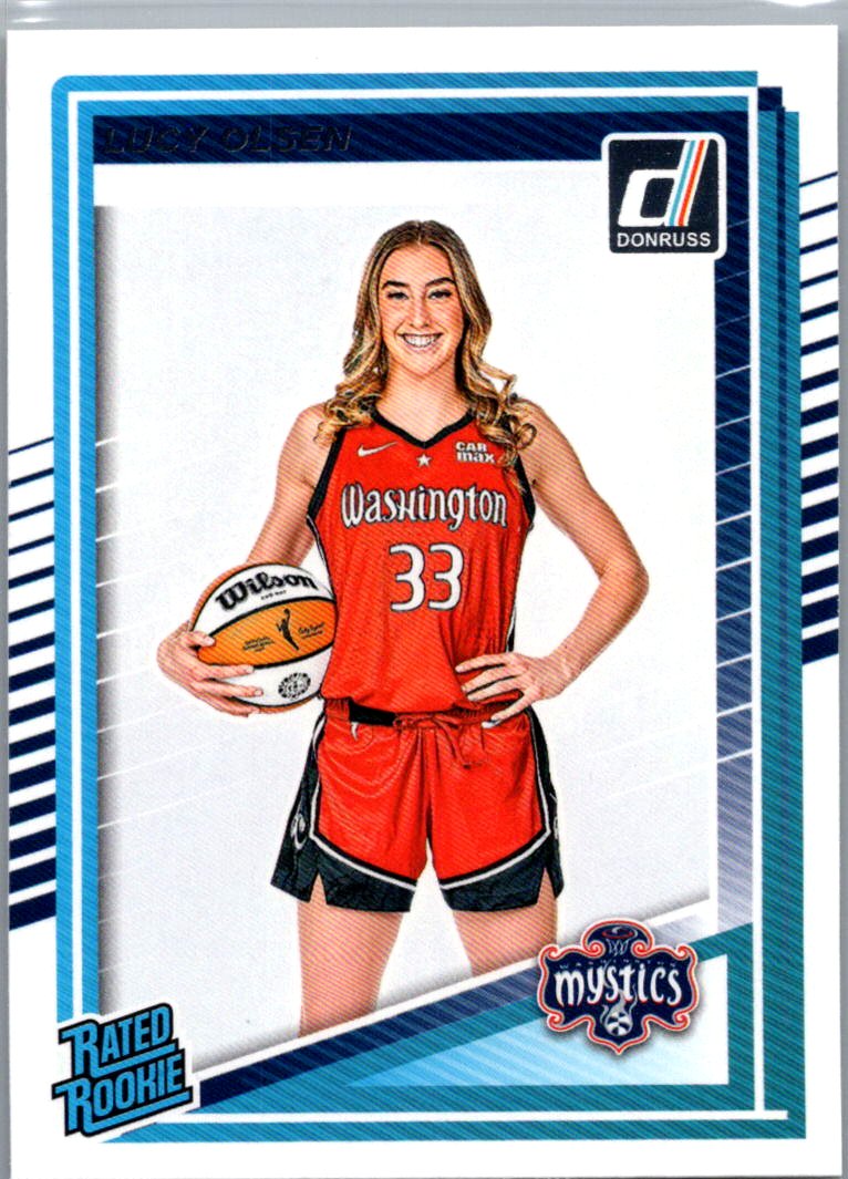 2025 Donruss WNBA Lucy Olsen #97 RC front