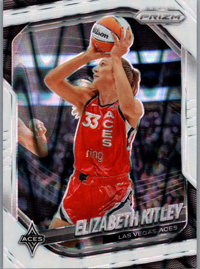2025 Panini Prizm WNBA - White Seismic Prizms Elizabeth Kitley #41 front