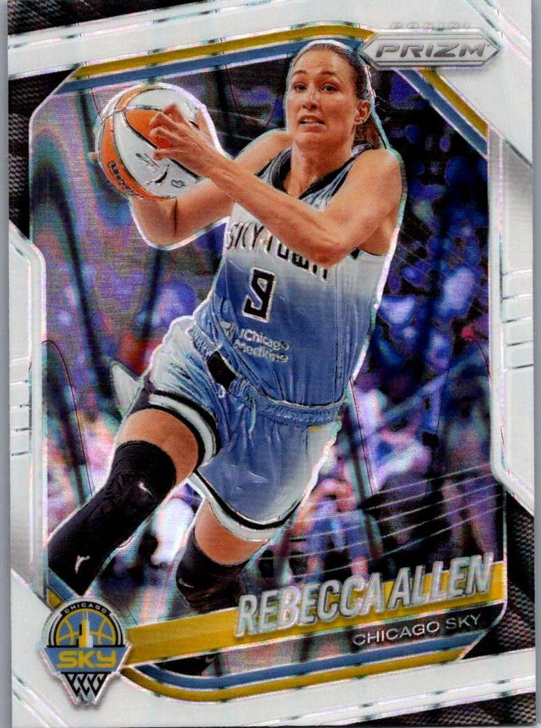 2025 Panini Prizm WNBA - White Seismic Prizms Rebecca Allen #67 front