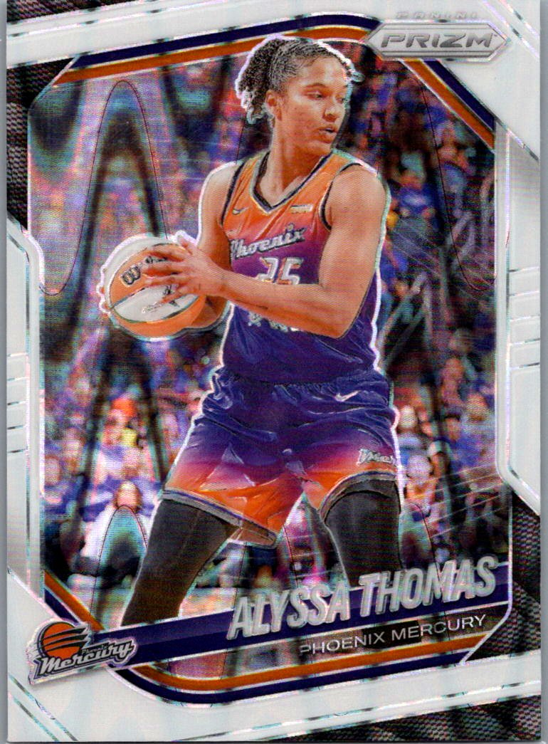 2025 Panini Prizm WNBA - White Seismic Prizms Alyssa Thomas #44 front