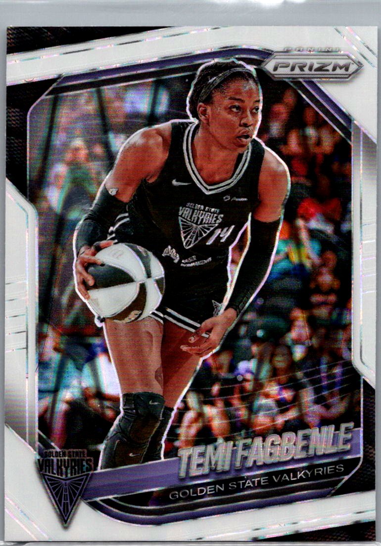 2025 Panini Prizm WNBA - White Seismic Prizms Temi Fagbenle #68 front