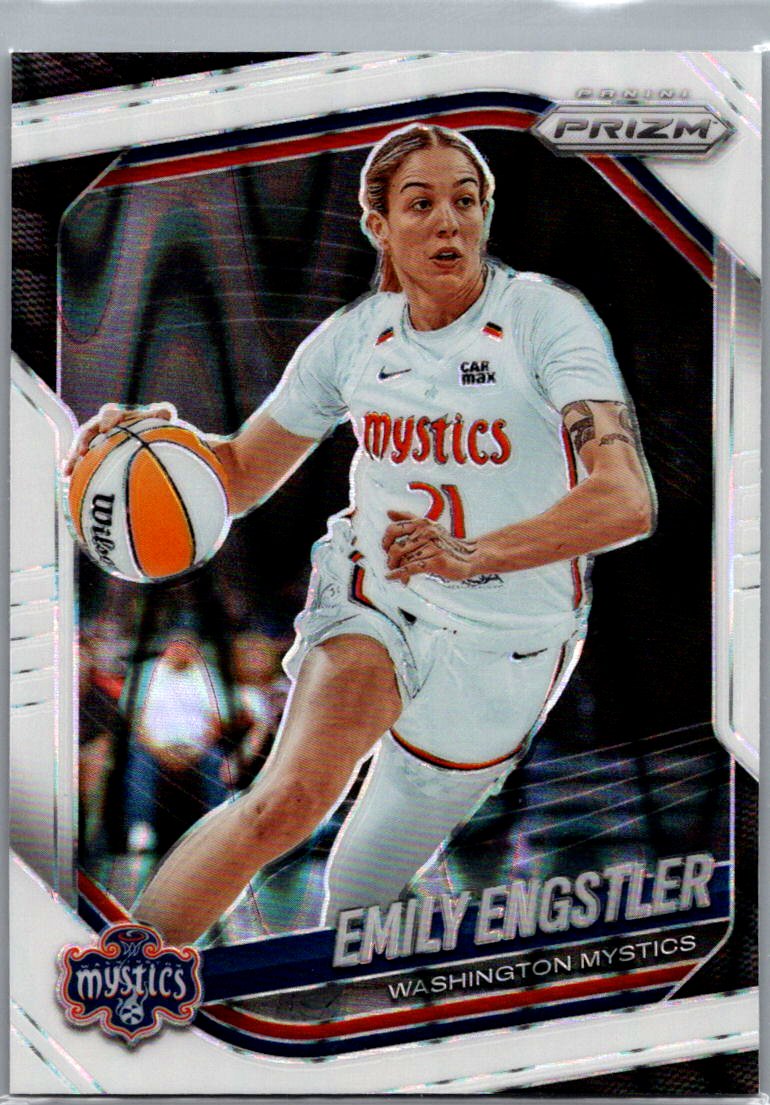 2025 Panini Prizm WNBA - White Seismic Prizms Emily Engstler #84 front