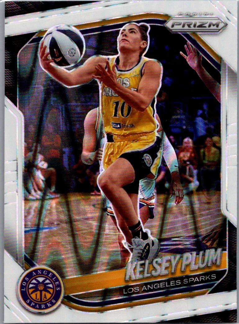2025 Panini Prizm WNBA - White Seismic Prizms Kelsey Plum #59 front