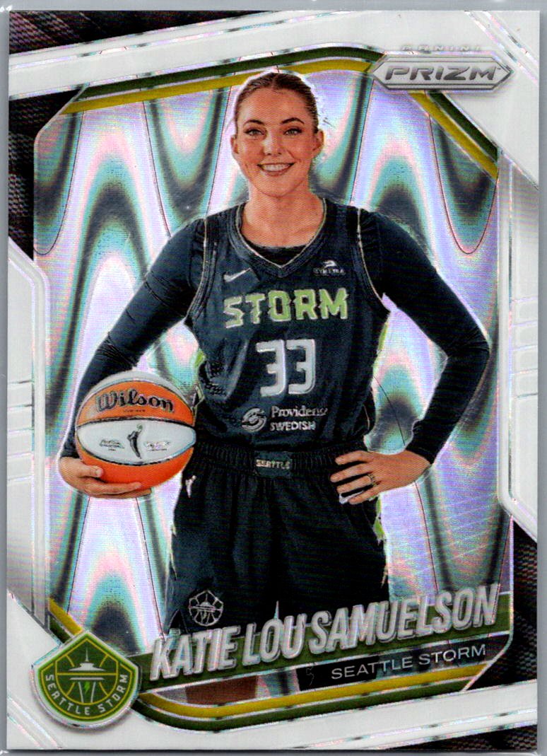 2025 Panini Prizm WNBA - White Seismic Prizms Katie Lou Samuelson #82 front