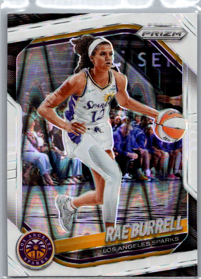 2025 Panini Prizm WNBA - White Seismic Prizms Rae Burrell #25 front