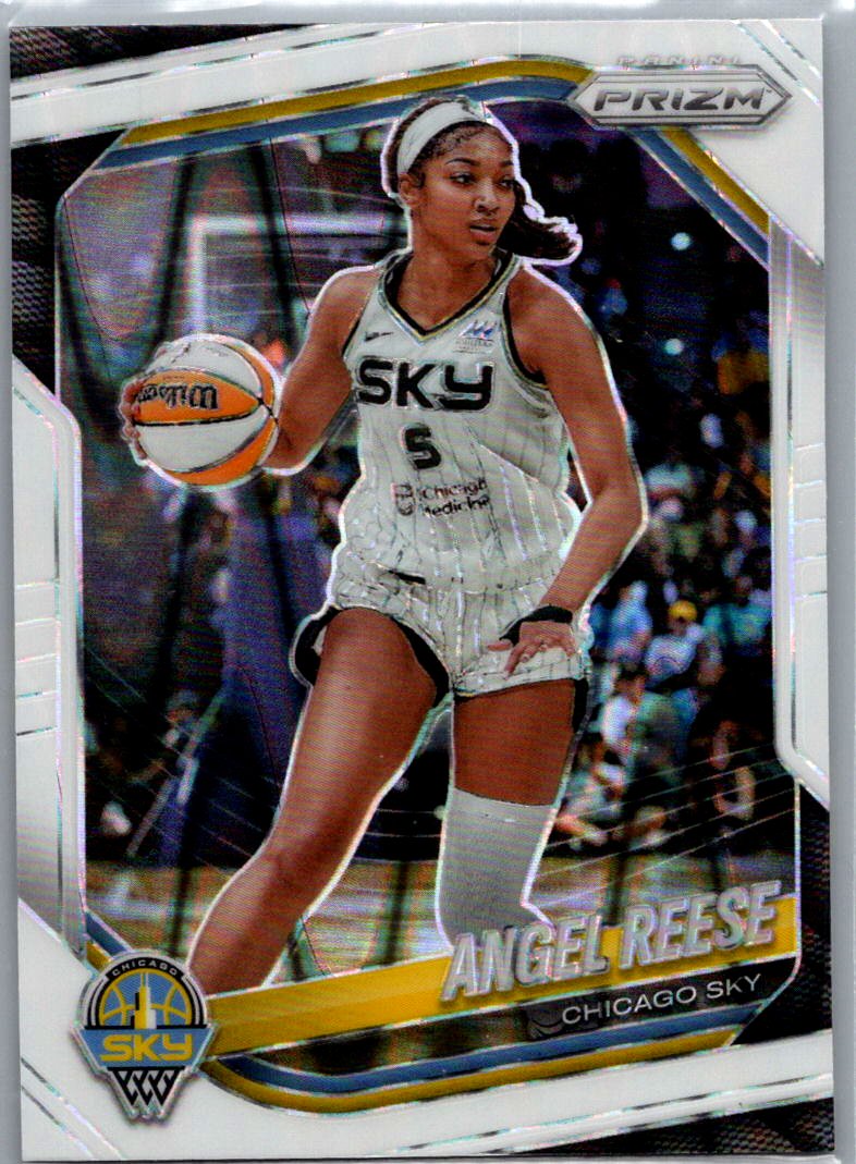 2025 Panini Prizm WNBA - White Seismic Prizms Angel Reese #92 front