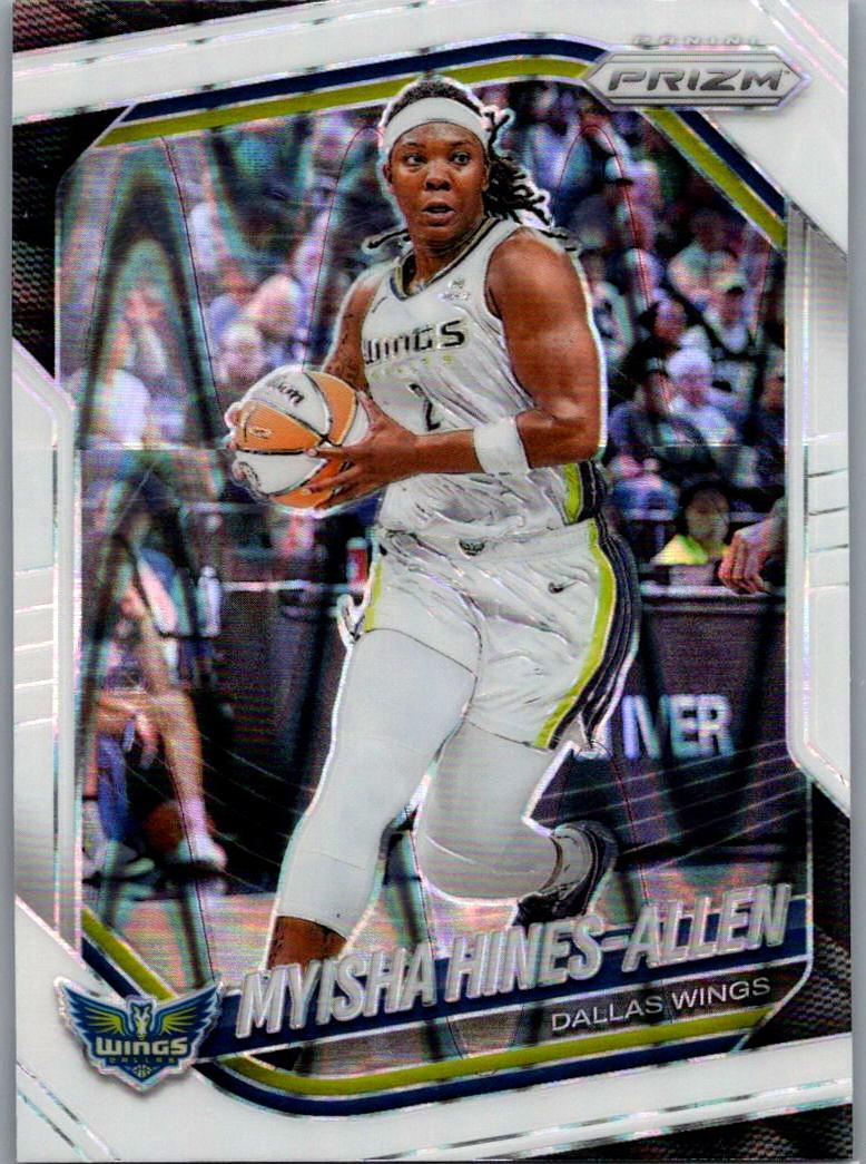 2025 Panini Prizm WNBA - White Seismic Prizms Myisha Hines-Allen #96 front