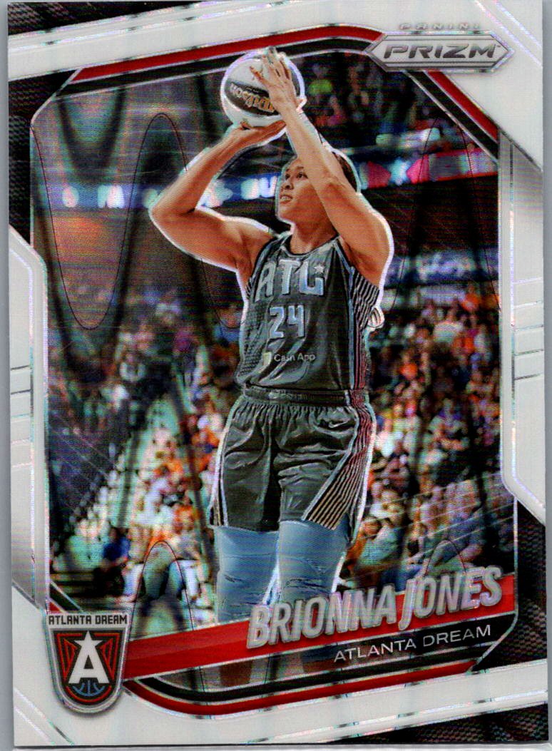 2025 Panini Prizm WNBA - White Seismic Prizms Brionna Jones #107 front