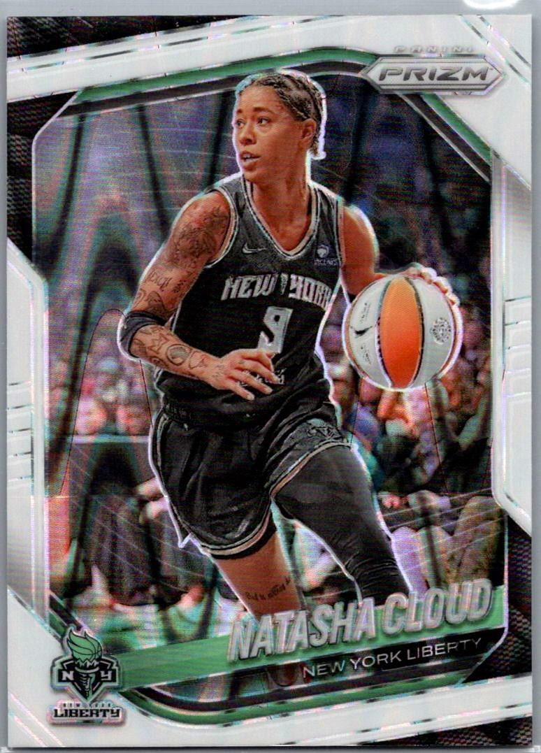 2025 Panini Prizm WNBA - White Seismic Prizms Natasha Cloud #56 front