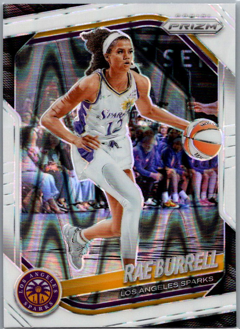 2025 Panini Prizm WNBA - White Seismic Prizms Rae Burrell #25 front