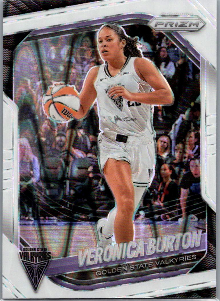 2025 Panini Prizm WNBA - White Seismic Prizms Veronica Burton #70 front