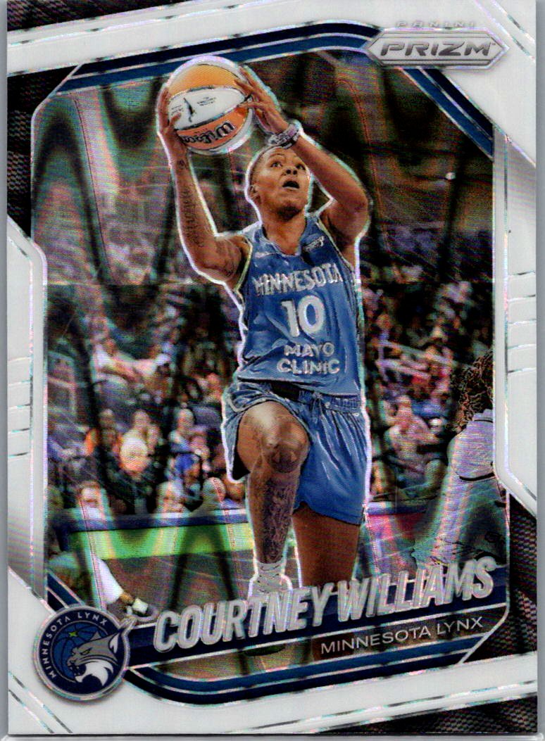 2025 Panini Prizm WNBA - White Seismic Prizms Courtney Williams #69 front