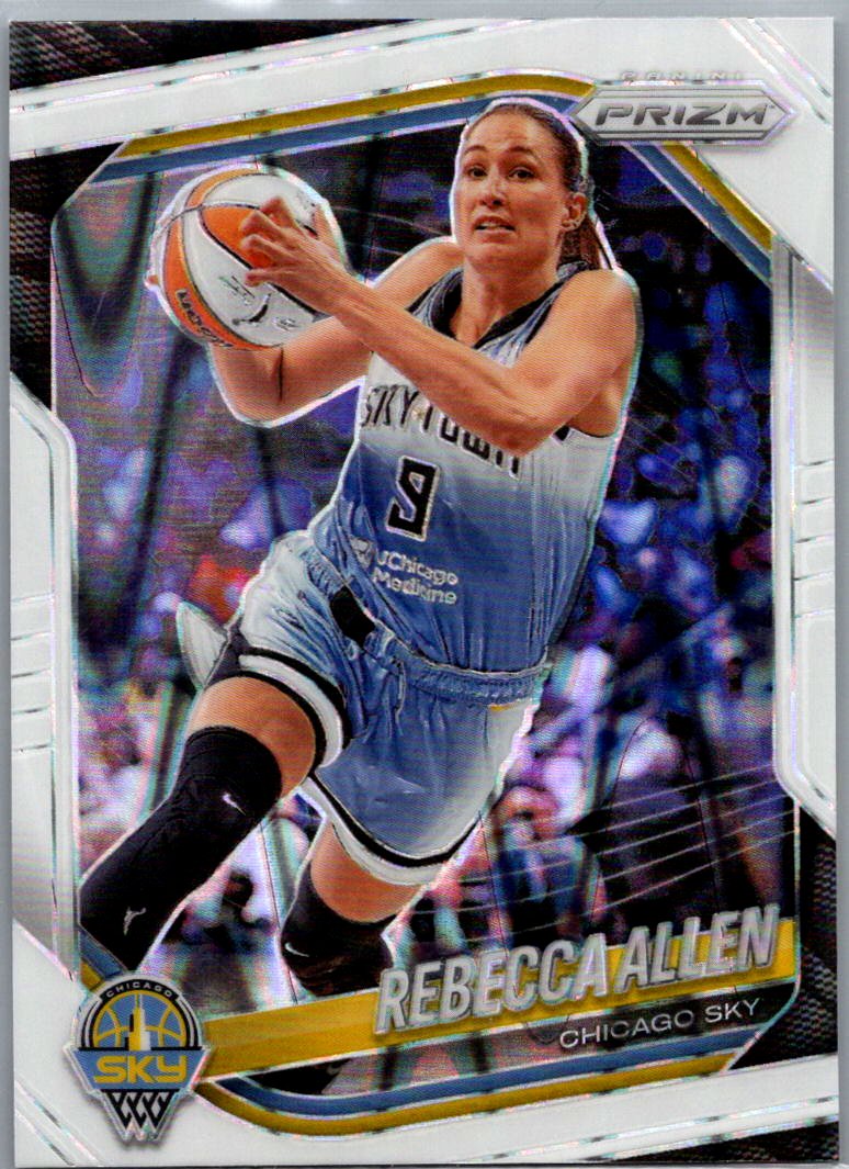 2025 Panini Prizm WNBA - White Seismic Prizms Rebecca Allen #67 front