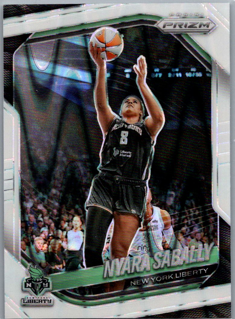 2025 Panini Prizm WNBA - White Seismic Prizms Nyara Sabally #117 front