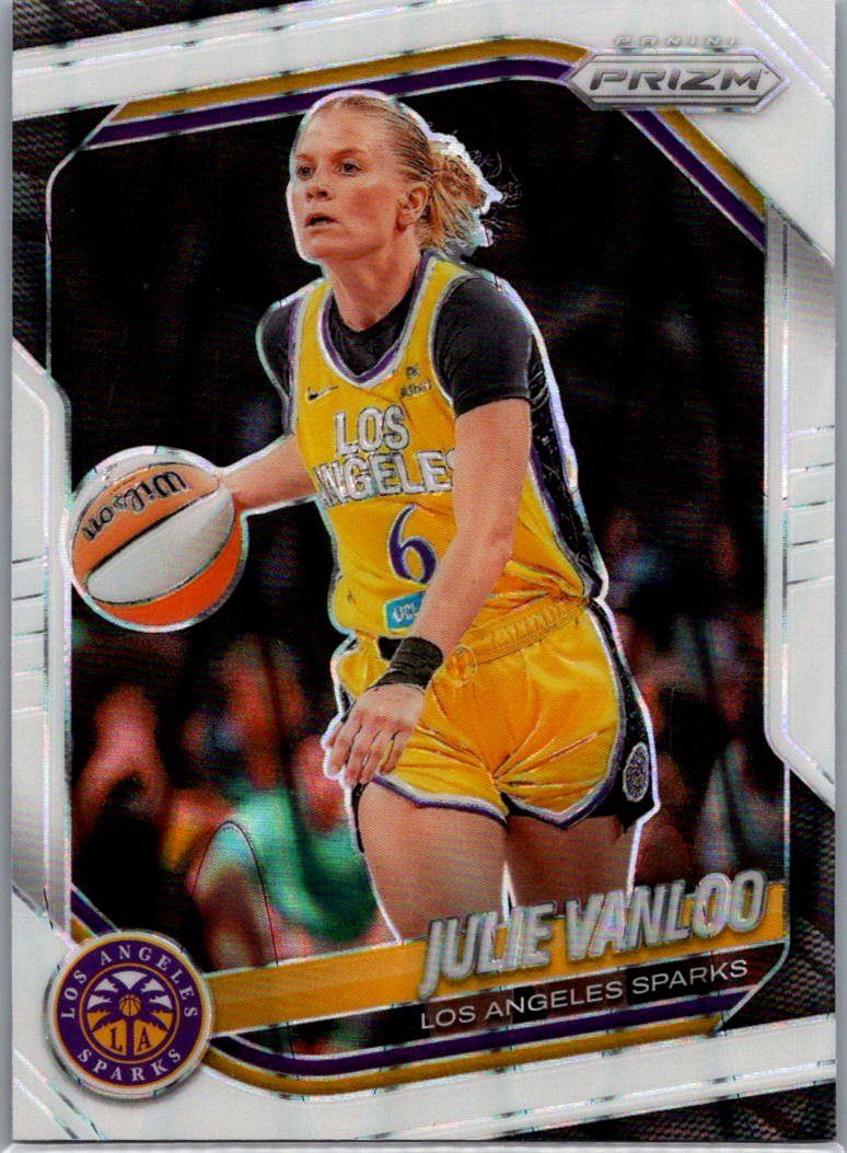 2025 Panini Prizm WNBA - White Seismic Prizms Julie Vanloo #132 front