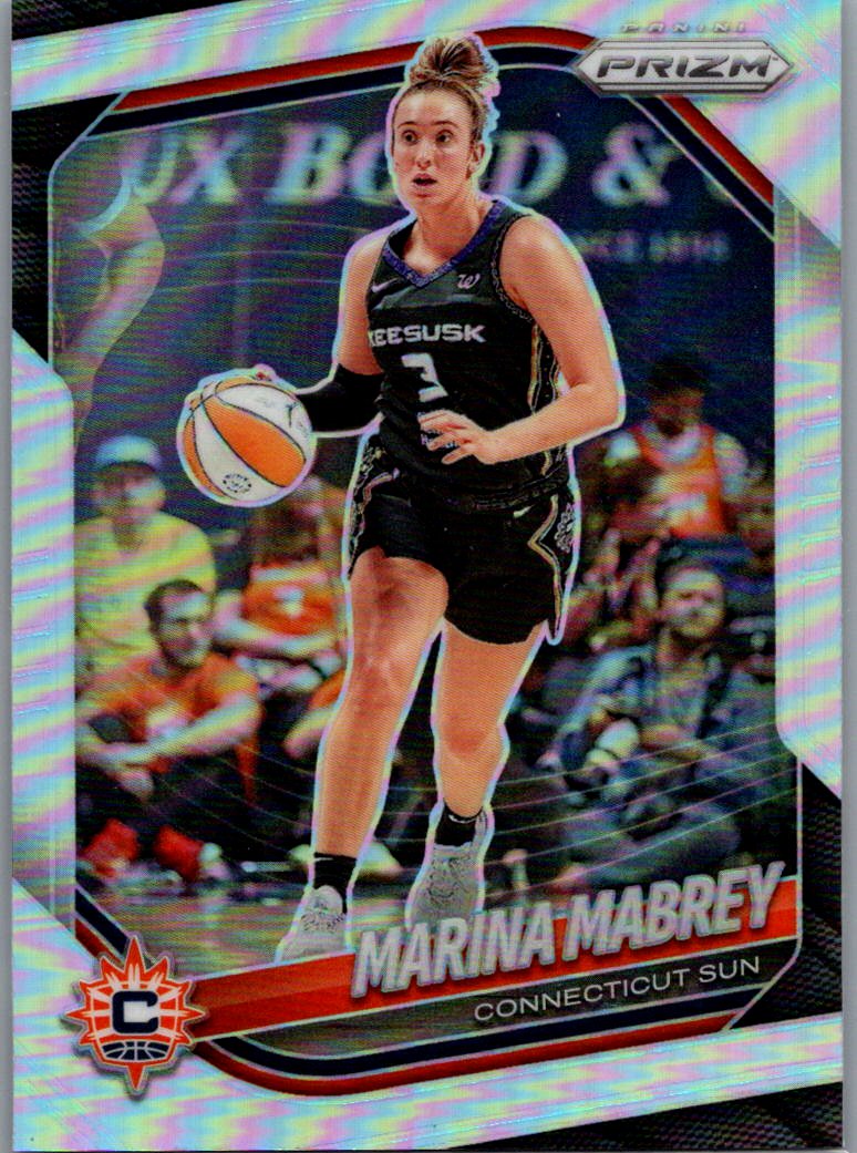 2025 Panini Prizm WNBA - Silver Prizms Marina Mabrey #18 front