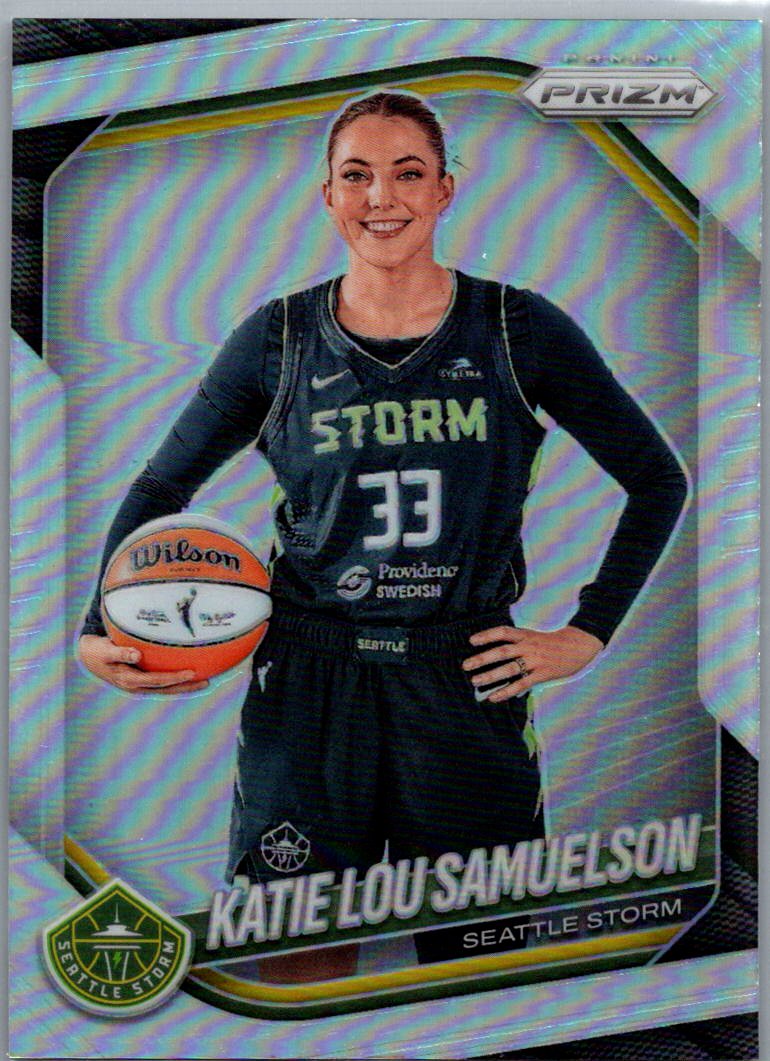 2025 Panini Prizm WNBA - Silver Prizms Katie Lou Samuelson #82 front