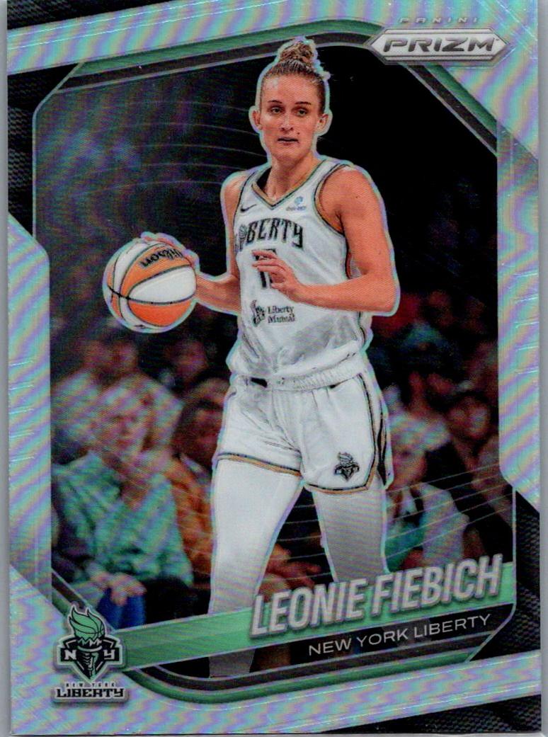 2025 Panini Prizm WNBA - Silver Prizms Leonie Fiebich #74 front