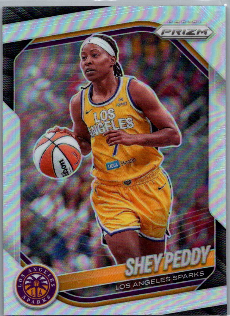 2025 Panini Prizm WNBA - Silver Prizms Shey Peddy #136 front